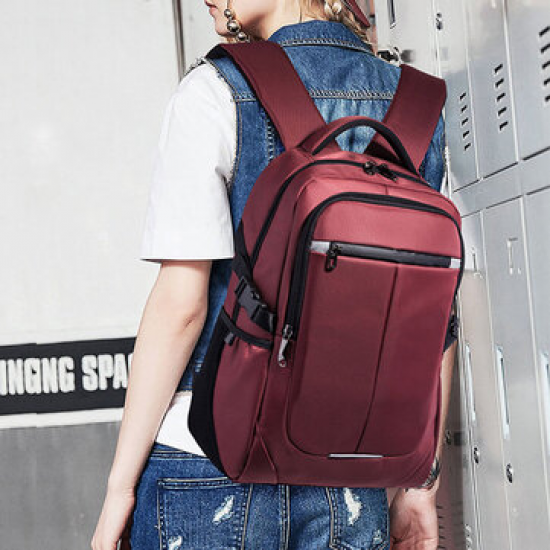 Oxford Waterproof Laptop Bag USB Charging Port Backpack For Men for Backpacks