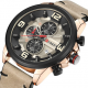 CURREN Quartz Leather Watches Chronograph Calendar 30M Waterproof Mens Watches for Men Watches