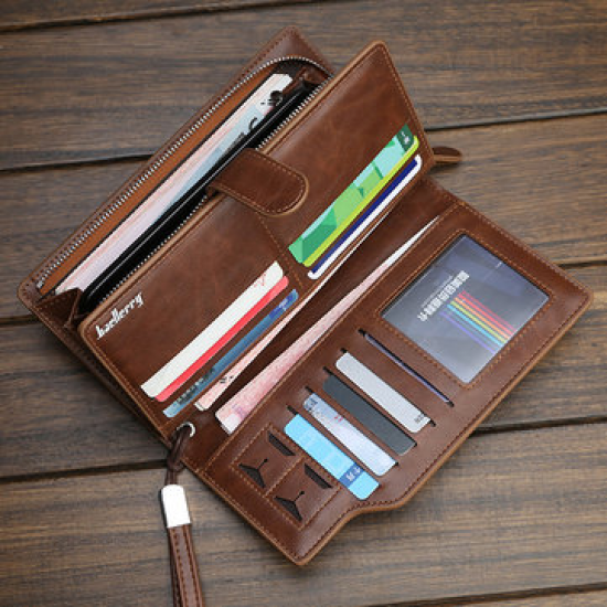 Large Capacity Multi-functional Business Phone Bag Clutch Bag Long Wallet For Men for Clutch Bags