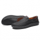 Men Hand Stitching Microfiber Leather Soft Slip On Driving Casual Loafers for Flats