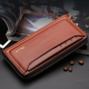 Vintage Genuine Leather Business Multi-card Slots Wallet Phone Clutch Bag For Men for Clutch Bags