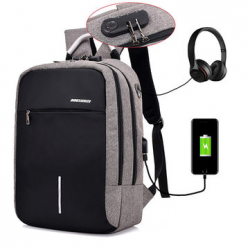 Oxford Business USB Charging Port 16 Ince Laptop Bag Backpack For Men for Backpacks